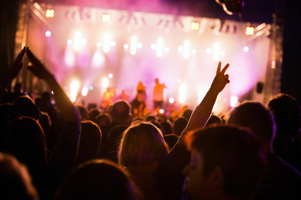 Konzert, Bühne, Menschen