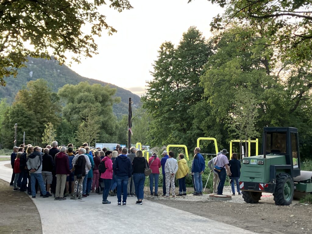 Gartenschaugelände mit Calisthenics-Anlage